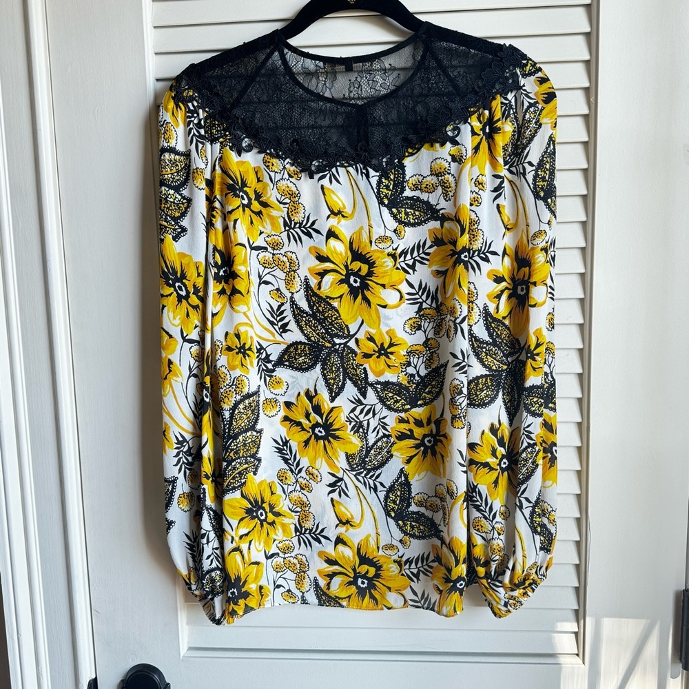 Kobi Halperin floral silk blouse